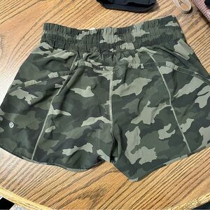 Lululemon Camo Athletic Shorts